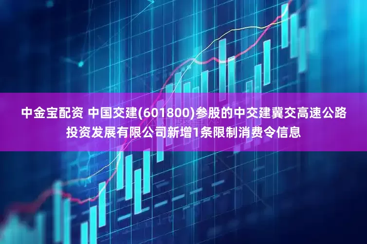 中金宝配资 中国交建(601800)参股的中交建冀交高速公路投资发展有限公司新增1条限制消费令信息